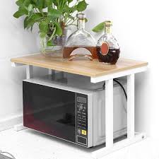 Walfront Wood Microwave Oven Stand Rack 2 Layers Storage Racks Kitchen Cabinet Counter Shelf Counter Shelf Organizer Microwave Oven Rack Walmart Com In 2020 Microwave In Kitchen Kitchen Counter Decor Diy Kitchen Storage