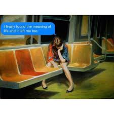 Texts From Your Existentialist On Instagram Do U Even Have A Fractured Sense Of Self Bro W Nigelvanwi Existentialist Psychology Memes Classical Art Memes