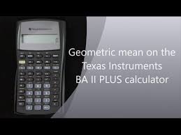 Geometric Mean On The Ti Ii Plus Calculator Youtube