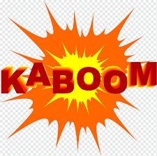 The image of a red and yellow star imitating the light made by an explosion is the emoji symbol for a blast. Kaboom Boom Explosion Symbol Cartoon Flash Burst Bomb Bursts Sign Png Pngwing