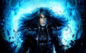 Soundtrack For The Voices In My Head Vol 01 Blue Storm Art Id 28152 Fantasy Art Women Female Art Storm Art