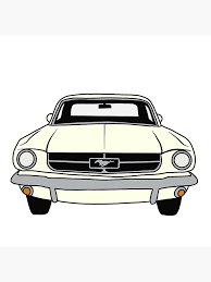 Image result for Wimbledon White 1964 Mustang