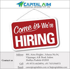 Job Openings In Indore Freshers Can Also Apply We Offer You A Unique Opportunity To Gain Experience And Dev Job Opening Business Analyst Financial Advisory