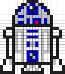 R2 D2 Perler Bead Pattern Bead Sprite Perler Beads Perler Bead Patterns