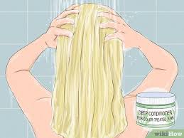 Purple toner or purple shampoo. 3 Ways To Bleach Hair Blonde Wikihow