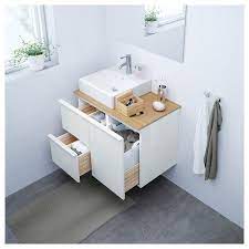 Explorez notre vaste gamme de meubles pour lavabo. Godmorgon Meuble Lavabo 2tir Brillant Blanc Ikea Ikea Godmorgon Ikea Natural Bathroom