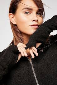 NEW $525 NICHOLAS K Sz S SALTA 2 PIECE CROP ALPACA BOUCLE SWEATER IN BLACK 