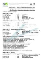 Studenții înscriși la studiile universitare de licență și master care vor trece de examene în anul i, ii, iii, iv și master vor termina cursurile pe 30. Structura Anului Universitar 2018 2019 Facultatea De CÄi Ferate Drumuri Èi Poduri