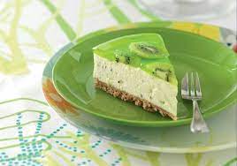 Countdown Easy Retro Kiwifruit Cheesecake Recipe Recipe Kiwi Cheesecake Recipe Desserts Fruit Cheesecake