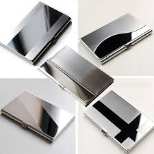 ₹ 185/ piece get latest price. Business Card Holders Business Card Holder Metal Box Stainless Steel Storage Id Credit Case Name Card Business Industrial