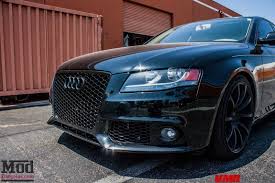 B8 Audi A4 On Solo Werks Coilovers Gets Rs4 Grille Black Audi Audi Audi A4