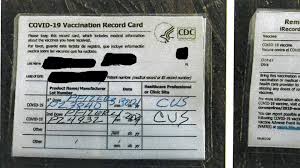 You will receive a reminder card showing the date and type of your first injection. San Joaquin Bar Allegedly Sold Fake Covid Vaccination Cards Abc10 Com