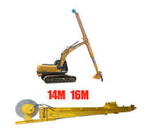 Foundation Works Sumitomo Excavator Telescopic Boom 14m ...