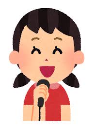 マイクを持っている女の子のイラスト | かわいいフリー素材集 いらすとや