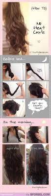 No Heat Curls You Do Before Bed So More Sleep Time Hair Styles Bad Hair Pretty Hairstyles