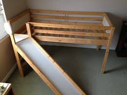 Ikea Vradal Hochbett Slide Instruction Home Hochbett Aus Metall In Voller Grosse Bunk Bed With Slide Elegant Kitchen Design Loft Bed Frame