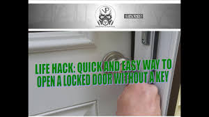 How to pick locks of indoor bedroom bathroom with paper clips. How To Open A Locked Door With A Credit Card Urban Survival Site