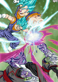 Vegito Vs Black Goku And Zamasu Fusion Vegito Vs Zamasu Anime Desenho De Anime