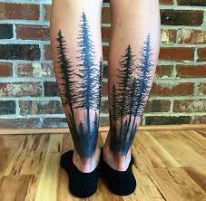 Nature Sleeve With Sunflower Butterfly Daisies Best Tattoo Design Ideas Tree Leg Tattoo Tattoos Pine Tattoo