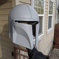 The mandalorian, or mando for short, is the title character of the disney + show the mandalorian.orphaned as a young child, din djarin was adopted into the mandalorian culture and trained as a warrior, later becoming a bounty hunter and taking the title of his people as a sobriquet. 3d Print Of Mandalorian Helmet V2 Von Aktos