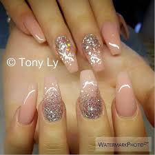 Pink pretty acrylic nails #pink #pretty #nails #longnails. Baby Pink And Gold Acrylic Nails Nail And Manicure Trends