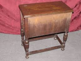 Black and white distressed hand painted farmhouse rustic antique night stand end table accent table plant table pier paintittwisted $ 160.00 free shipping favorite add. Lot Detail Antique Copper Lined Humidor Stand With Beautiful Carved Wood Details