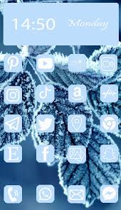 100 App Icons Blue White Forsty Blue Ios 14 App Covers Etsy In 2021 App Icon App Covers Ios App Icon