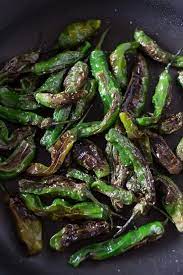 Blistered Shishito Peppers - Nutmeg Nanny