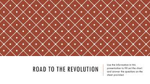 Ppt Road To The Revolution Powerpoint Presentation Id