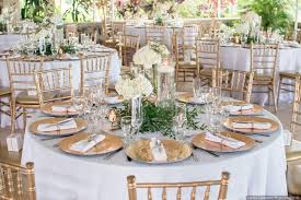 Maybe you would like to learn more about one of these? Outdoor Wedding Reception Decor Gold Table Setting Greenery And White Floral Cente Outdoor Wedding Outdoor Wedding Reception Decorations Gold Table Setting