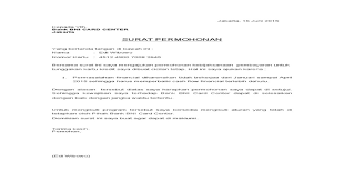 Contoh Surat Permohonan Kenaikan Limit Kartu Kredit Bni Berbagi Contoh Surat
