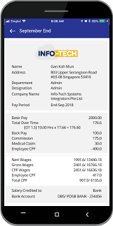 Download the pay slip from the links at bottom of the page. Award Winning Singapore Payroll Software Imda Pre Approved