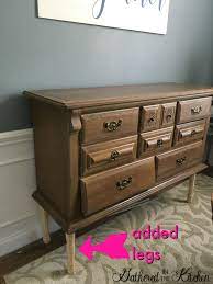 Dresser Makeover Before And After Gathered In The Kitchen Dresser Makeover Repurposed Furniture Furniture Makeover Diy