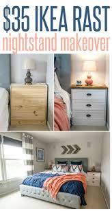 That's how you decorate your bedroom on a lower budget! Learn How To Make This Ikea Rast Two Toned Nightstand Makeover Diyfurniture Diyhomedecor Homedec In 2020 Nightstand Makeover Diy Furniture Bedroom Bedroom Makeover