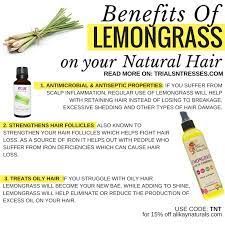 It's common for hair loss sufferers to turn to hair replacement surgery and topical hair loss products in hopes of regaining their full heads of hair, but your first line of defense when combatting hair loss should be to address the root cause, whether that's by boosting circulation, fighting inflammation or adding moisture. Benefits Of Lemongrass On Your Natural Hair Millennial In Debt
