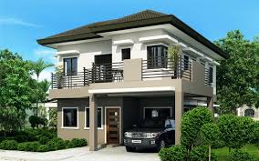 13.00 x 8.00 land size (sq.m) : Sheryl Four Bedroom Two Story House Design Pinoy Eplans Small House Blueprints Two Story House Design Double Story House