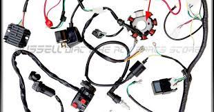 Complete Electrics Kit Wire Loom Key Solenoid Magneto Coil Regulator Cdi Wiring Harness 150cc 200cc 250cc Atv Parts Quad Bike Wish In 2021 250cc Atv 250cc Motorcycle Wiring