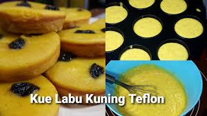 Untuk video tutorial bisa dicek di youtube channel :@masak simple yuk Aneka Resep Kue Kue Labu Kuning Panggang Teflon Facebook