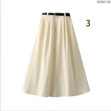CHÂN VÁY MIDI KÈM BELT sỉ 173k/chiếc