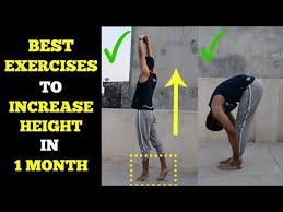 Height plays the main role in looking at the feet. 4 Easy Exercises To Increase Height In 1 Month Youtube How To Grow Taller Increase Height Easy Workouts