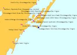 Assateague Beach Toms Cove Chincoteague Bay Virgina Tide