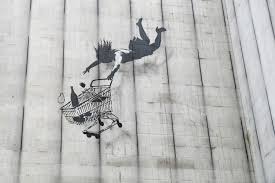 1 day ago · banksy's flying copper is part of the touring show the art of banksy, an exhibit of the artist's works held in private collections. Banksy Werke Street Art In Deutschland Der Welt