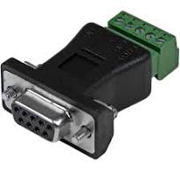 StarTech.com RS422 RS485 Serial DB9 to Terminal Block Adapter - Serial  adapter - 5 pin terminal block to DB-9 (M) (black) , TAA (DB92422)