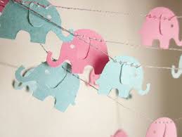 Elefantengirlande Babyparty 3 Jpg 600 451 Babyparty Deko Basteln Baby