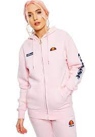 Sweat droit coton organique molletonné signature. Ellesse Hoodie Ellesse Zipper Damen Serinata Fz Hoodie Rosa Light Pink Online Kaufen Otto