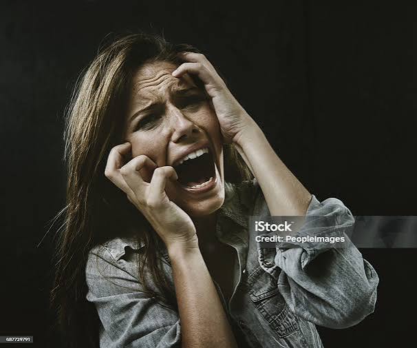 The Face Of Desperation Stock Photo - Download Image Now - Shouting,  Screaming, Women - iStock