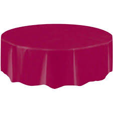 Burgundy Plastic Party Tablecloth Round 84in Walmart Com Party Table Cloth Plastic Table Covers Table Cloth