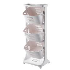 Adjustable shelves hold up to 17 lbs 77 kg and fixed shelf can hold up to 34 lbs 155 kg assembly required. Buy Kitchen Shelf Receives Movable Trolley With Wheel Landing Multi Layer Microwave Oven Storage Vegetable Bowl And Pot Shelf In The Online Store Good Buddies Store At A Price Of 118 95 Usd With