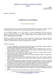 Cumulul de functii pentru nica, votat in sedinta comuna a parlamentului. Comunicat De Presa Greva In Sport Si Tineret Sindicatul NaÈional Sport Èi Tineret