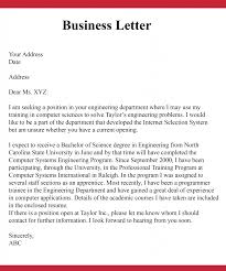 4 Business Letter Sample Templates